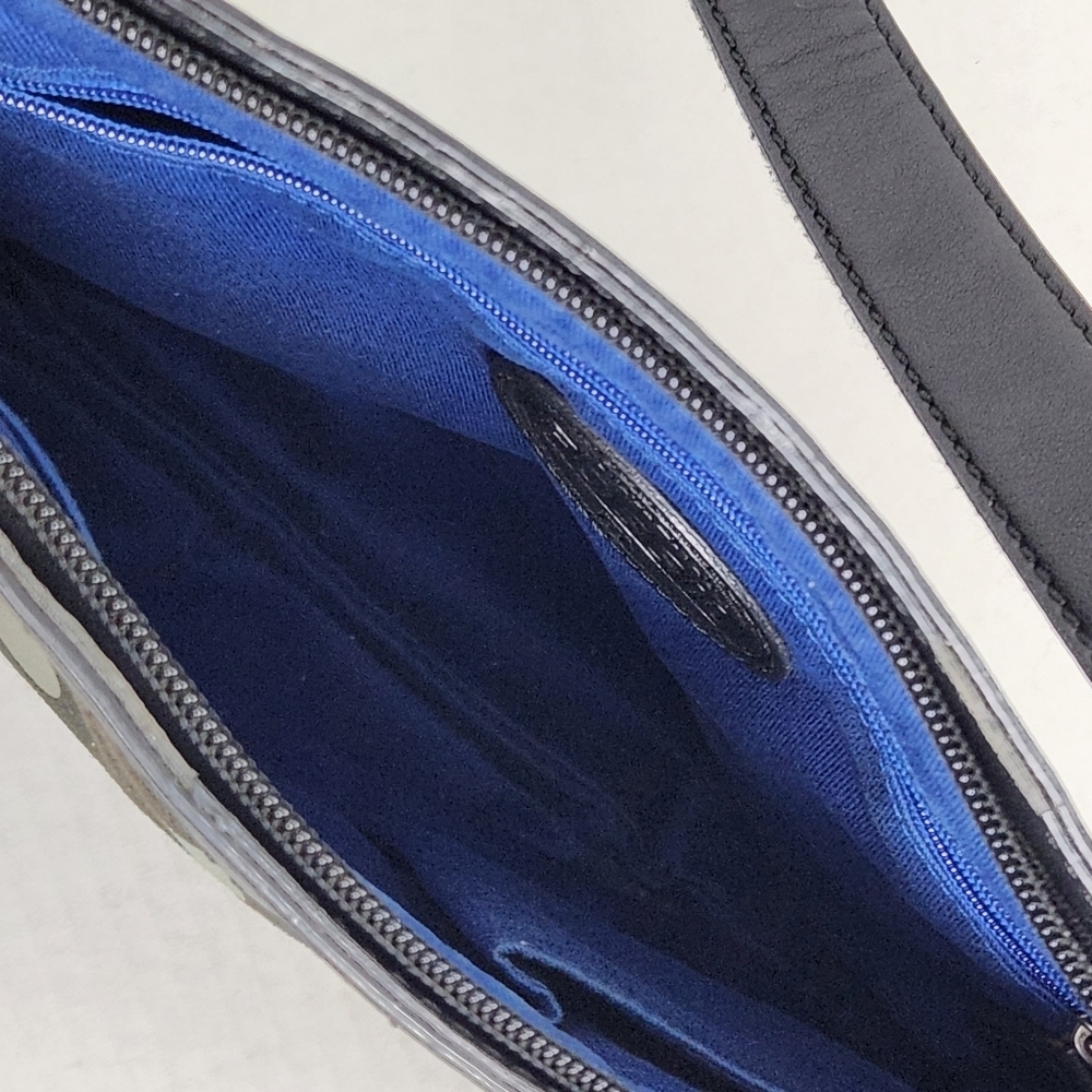 Fossil Black Canvas Polkadot Crossbody Bag - Picture 7 of 13